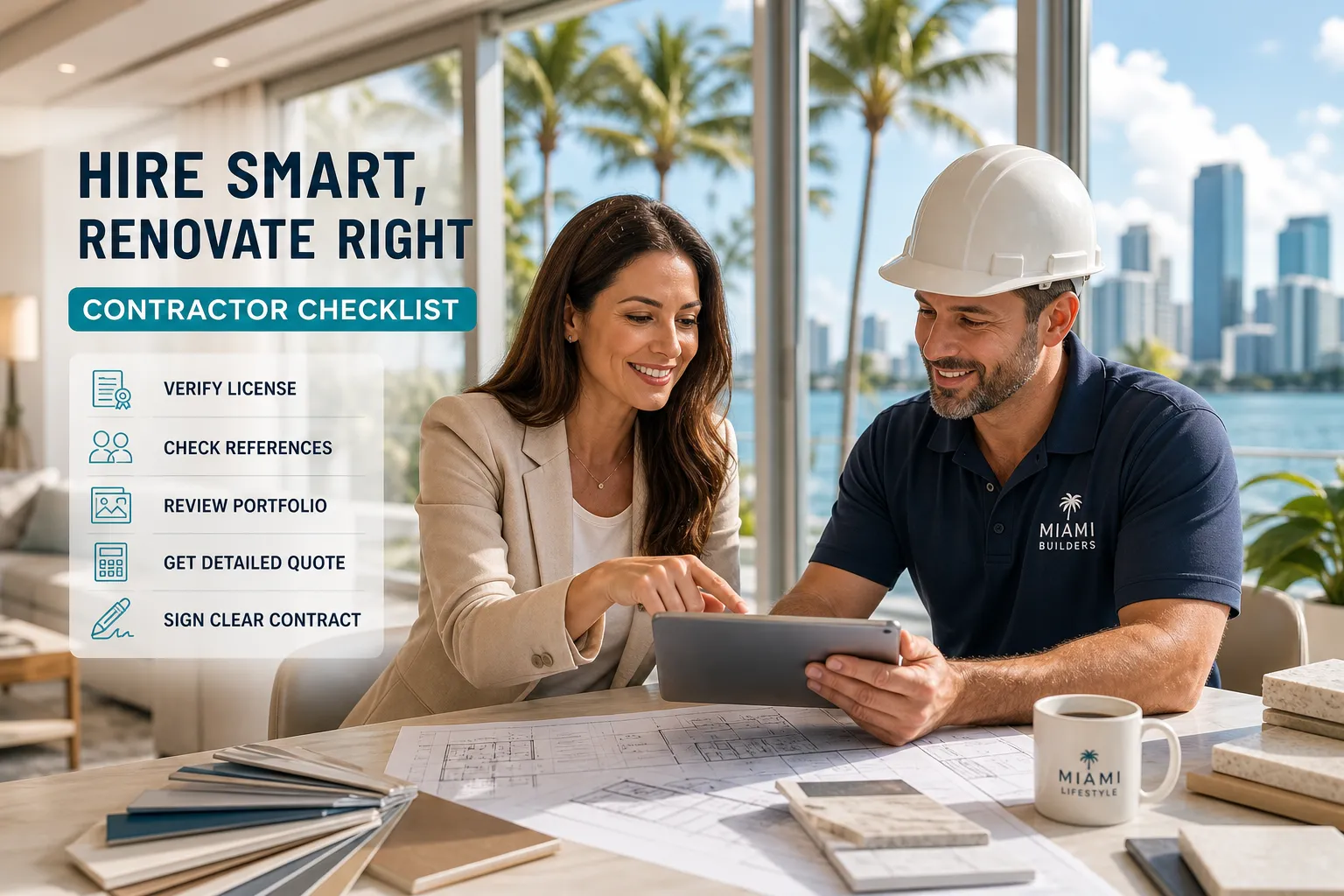 How to hire contractors for a Miami renovation: a checklist